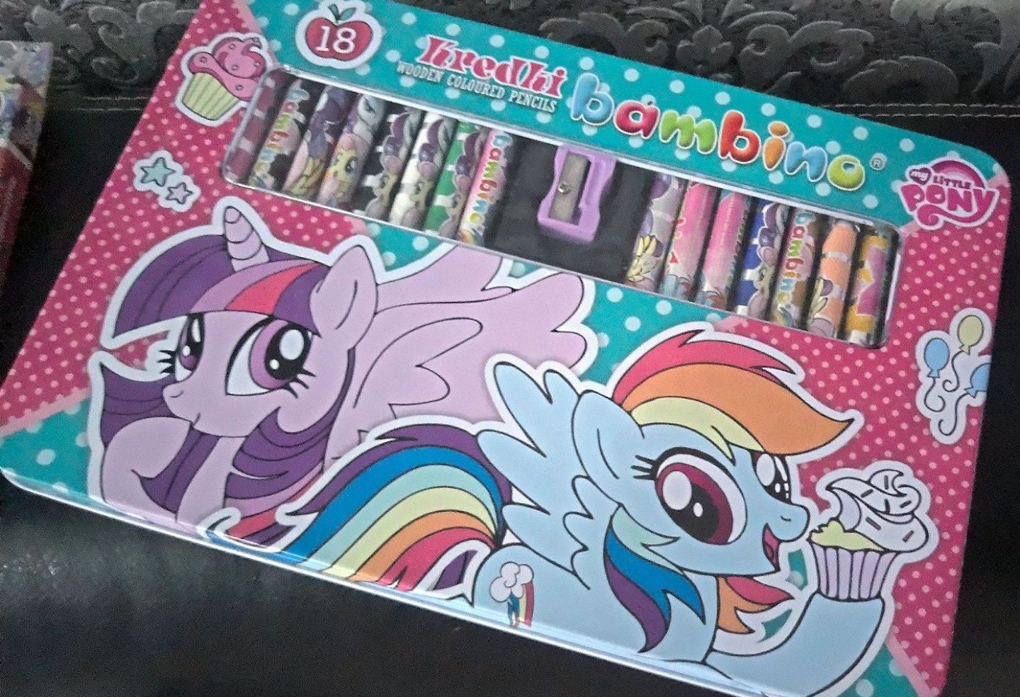 My little pony kredki bambino plus flamastry