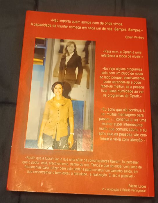 Livro  da apresentadra Oprah