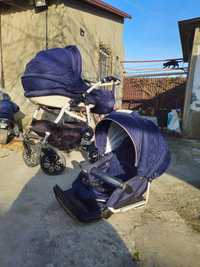 Adamex 2 в 1 дитяча коляска (люлька + прогулочна) / детская коляска