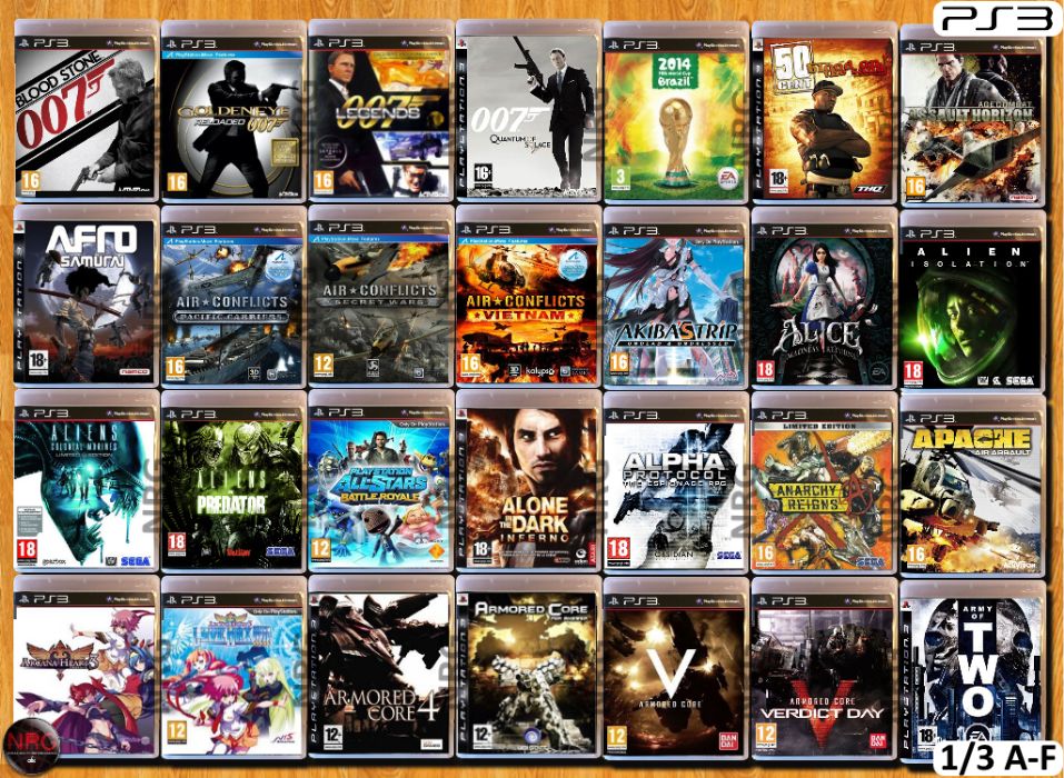 [PS3] 600 JOGOS Parte 1 de 3 (A a F) - (Vendo à Unidade - Ver Preços)