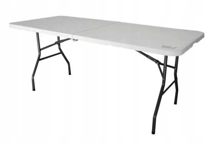 DEDRA STÓŁ OGRODOWY Składany Camping Walizka HDPE + STAL 180x74x74cm