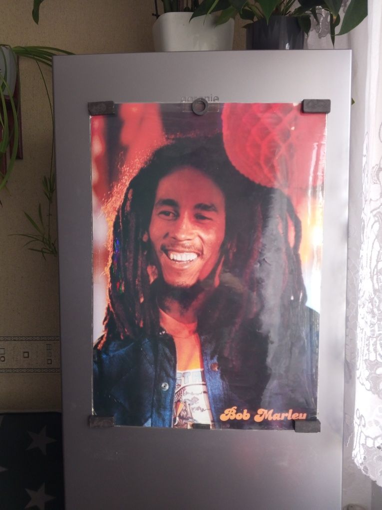 Plakat laminowany Bob Marley smile