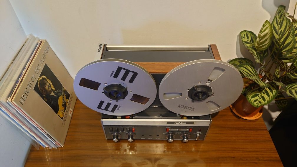 Revox A77 mk I 2track, magnetofon szpulowy + naby Revox + szpule, 72r