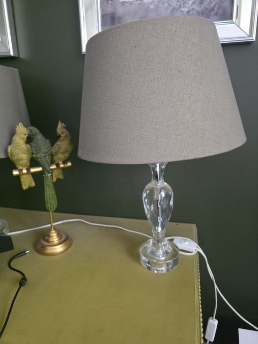 Lampa stojące szara