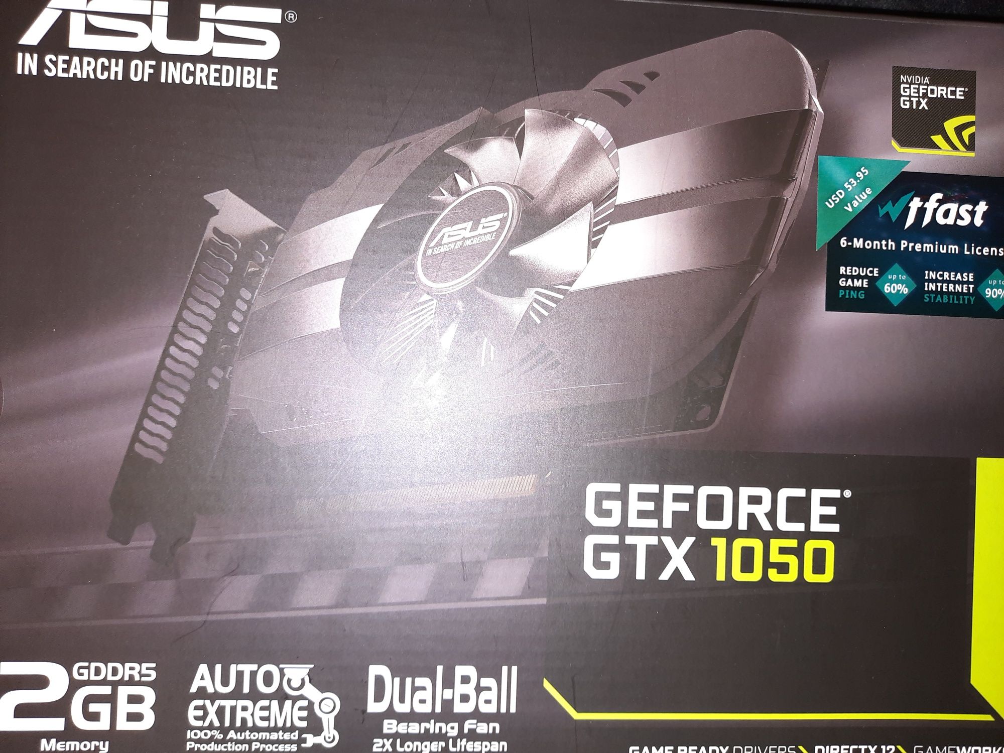 Asus PCI-Ex GeForce GTX 1050 Phoenix 2GB GDDR5