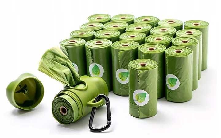 WORECZKI Na Psie Odchody BIODEGRADOWALNE Worki na Kupy BIO ETUI 360szt