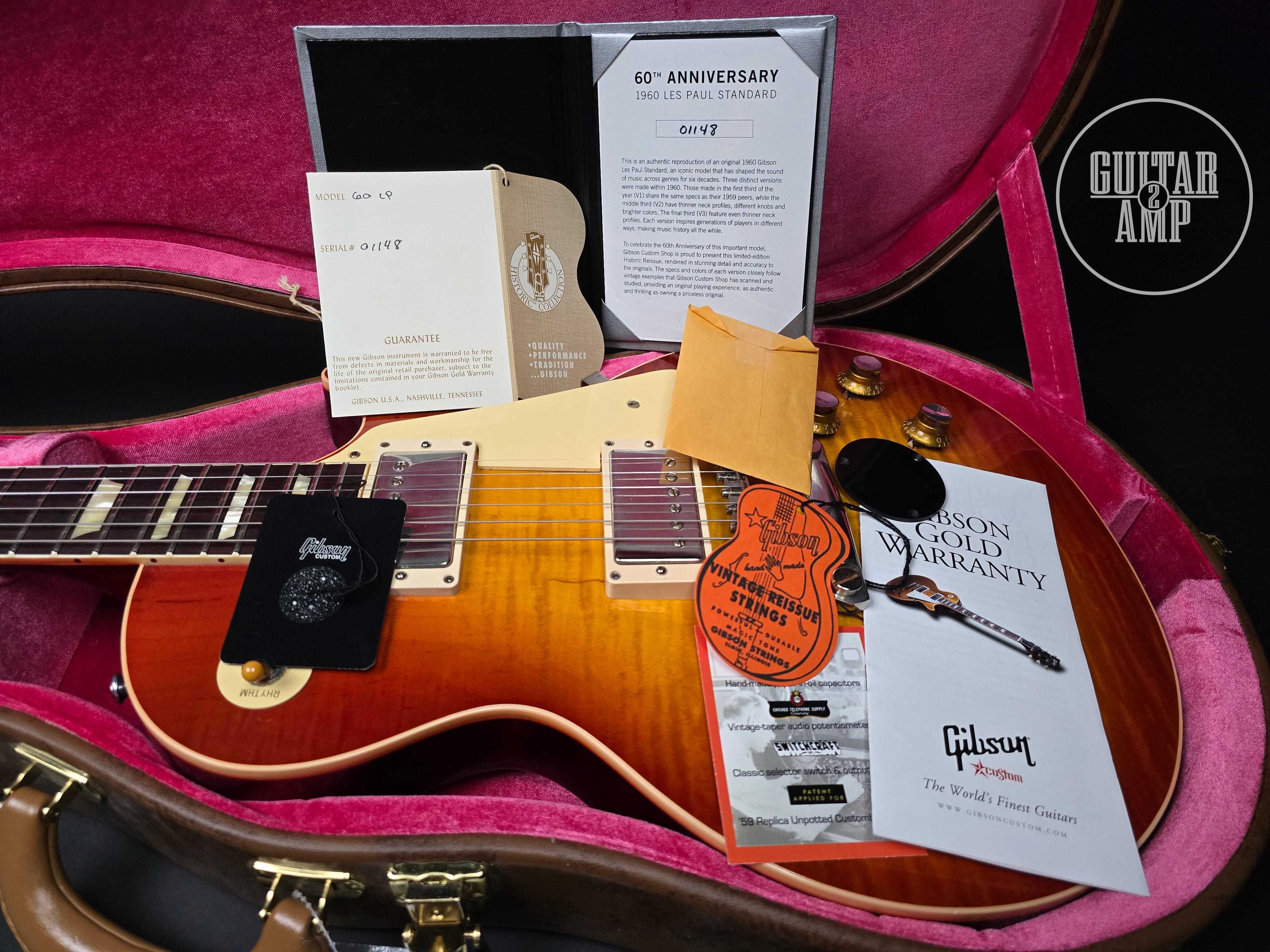 Gibson Custom Shop Les Paul 1960 Reissue, R0, 60th Anniversary