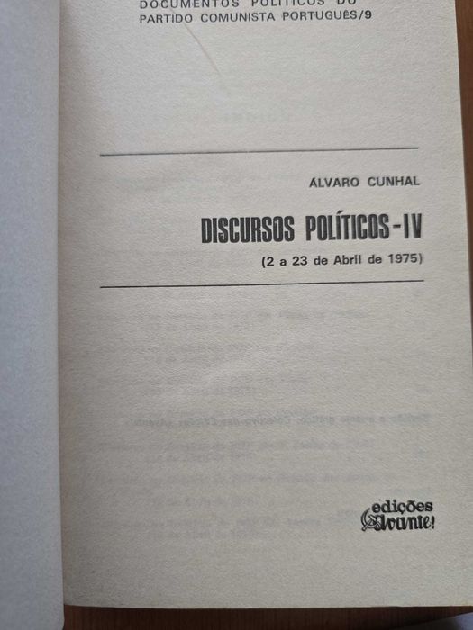 Discursos Políticos (4) - Álvaro Cunhal