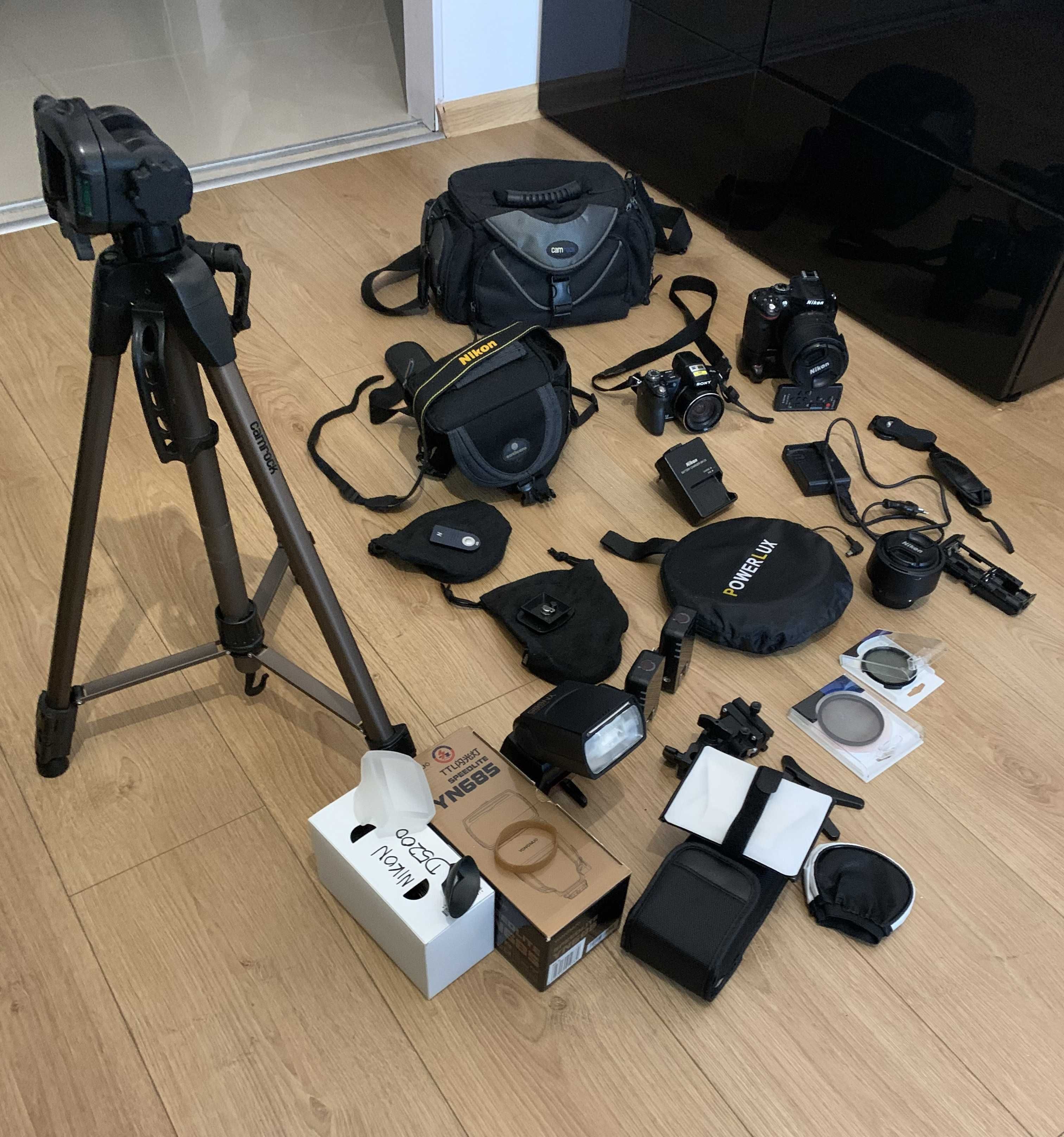 NIKON D5200 + lampa, wyzwalacze + wiele innych – gotowy do pracy!