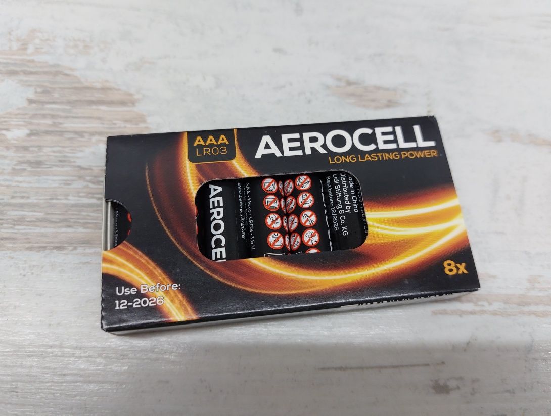 Пальчикові батарейки Aerocell Long Lasting Power aaa