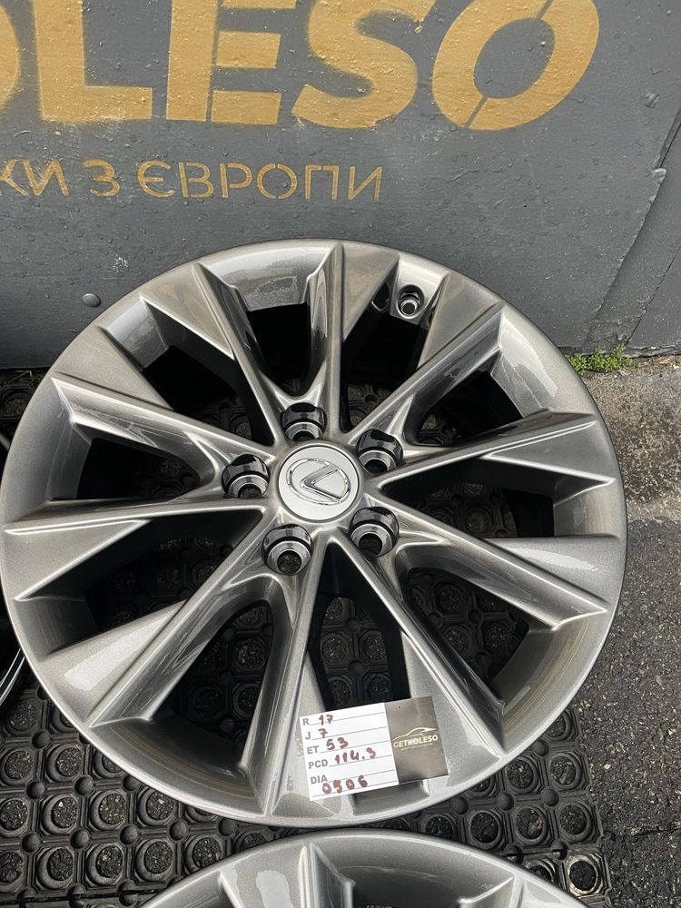 Оригінальні легкосплавні диски 5/114.3 r17 Lexus, Toyota,