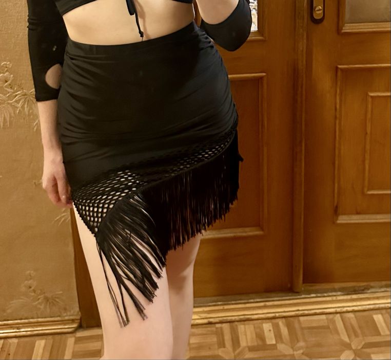 Юбка для латини, підійде на S, M