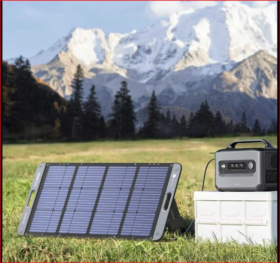Нові 2 сонячні панелі Ugreen Solar Panel SC100 100W IP67 MPPT XT60+MC4