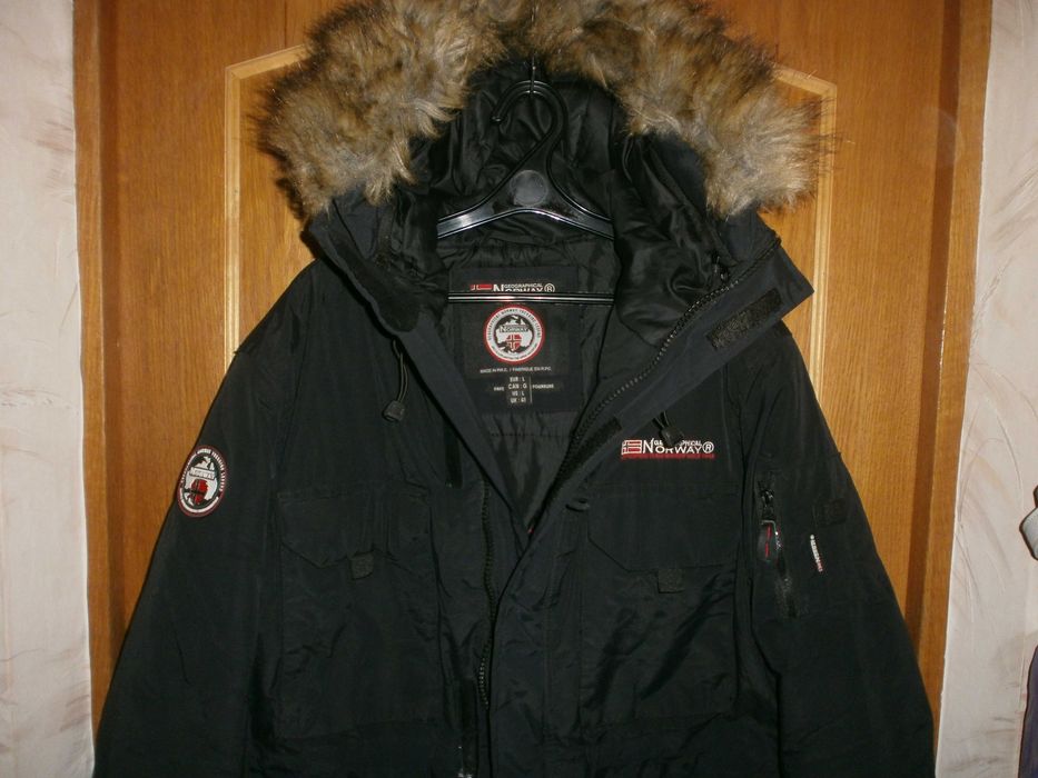 Куртка парка аляска Geographical Norway, разм. L, наш 52. ПОГ-64 см