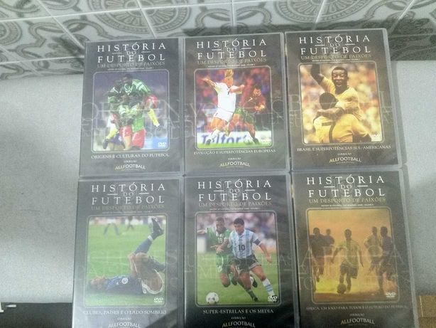 Colecçao História de Futebol - DVD 6 Volumes