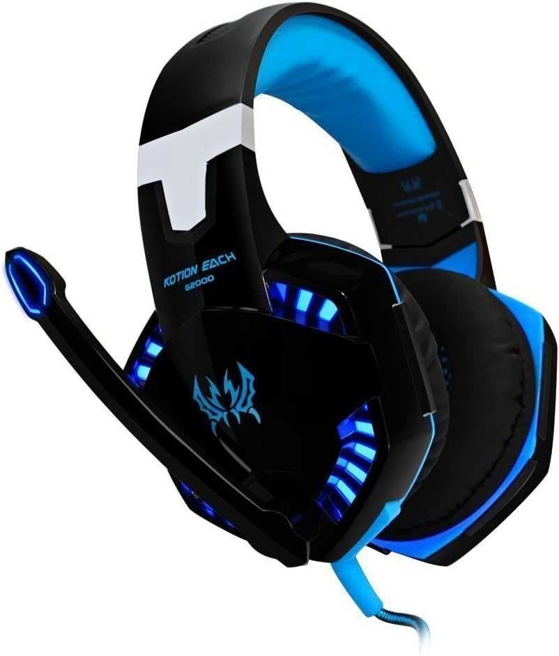 ArkarTech Słuchawki do gier mikrofon PC gamer słuchawki z mikrofonem