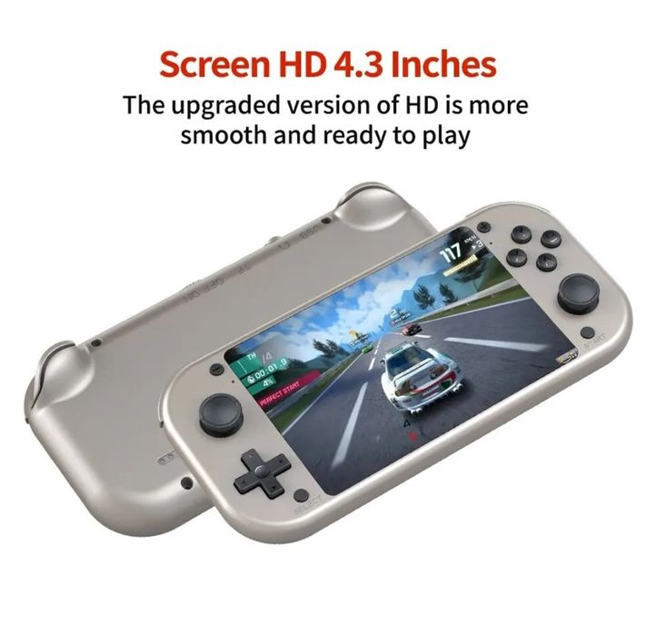 Портативная игровая консоль приставка Boyhom M17,IPS-4.3inch,128gb-SD#