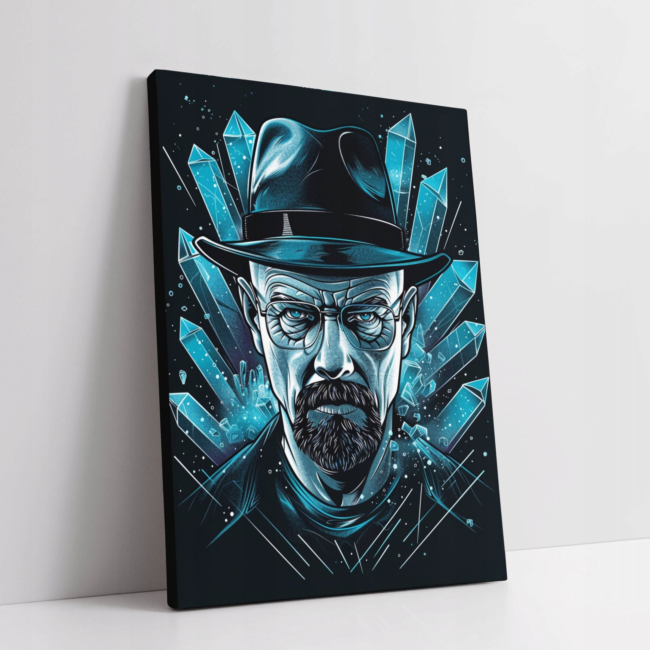 Obraz na płótnie Walter White - Mistyczny Kryształ 60x80 cm