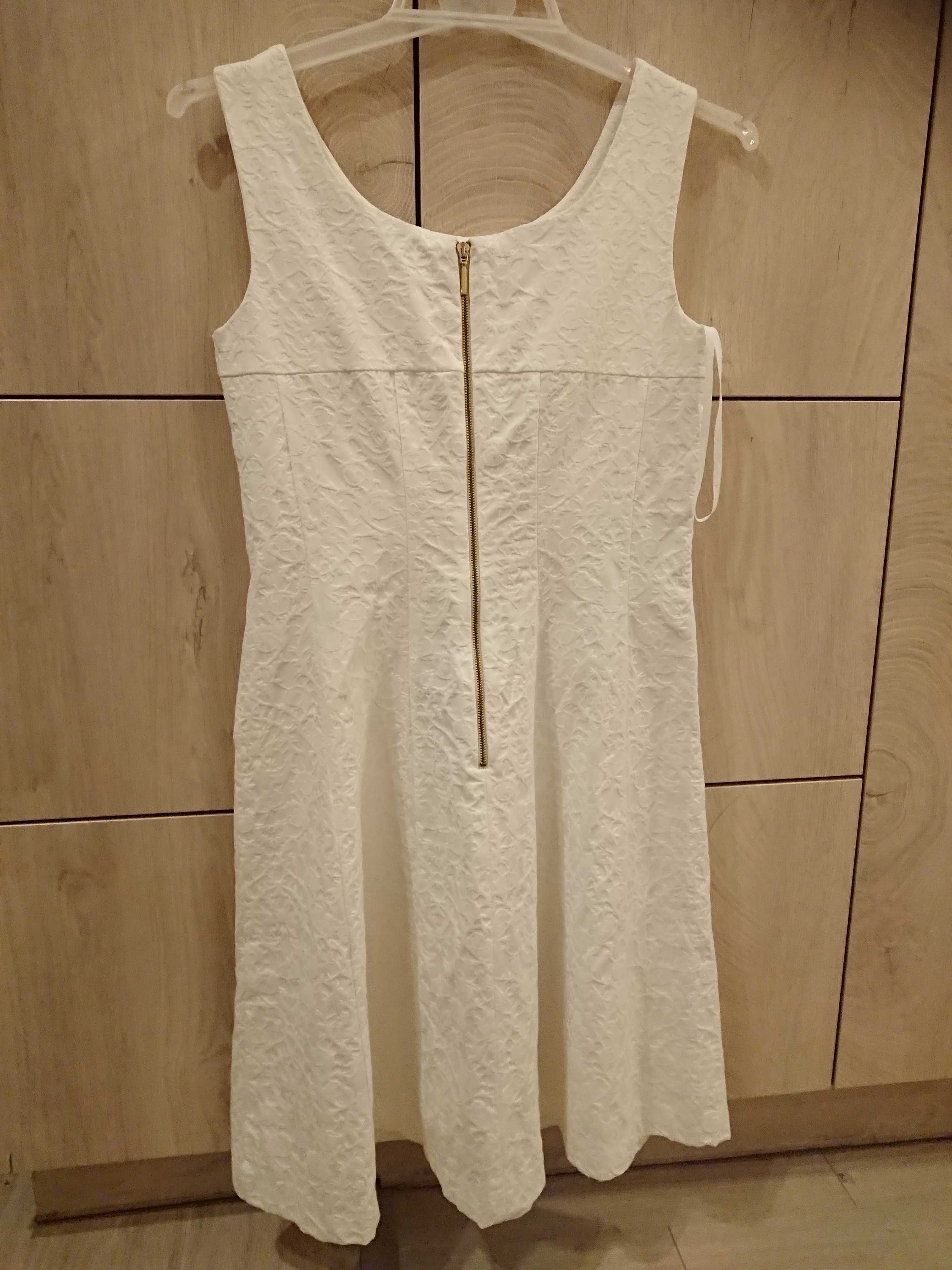 Sukienka de facto 36 biała