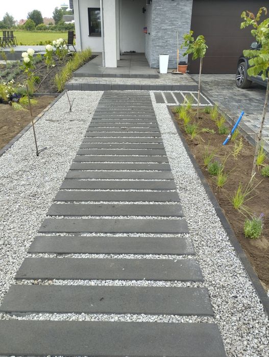 usługi brukarrskie , układanie kostki brukowej