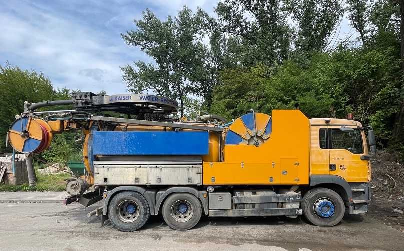 Wuko MAN 6x4 Kaiser Aquastar z recyklingiem wody, asenizacja