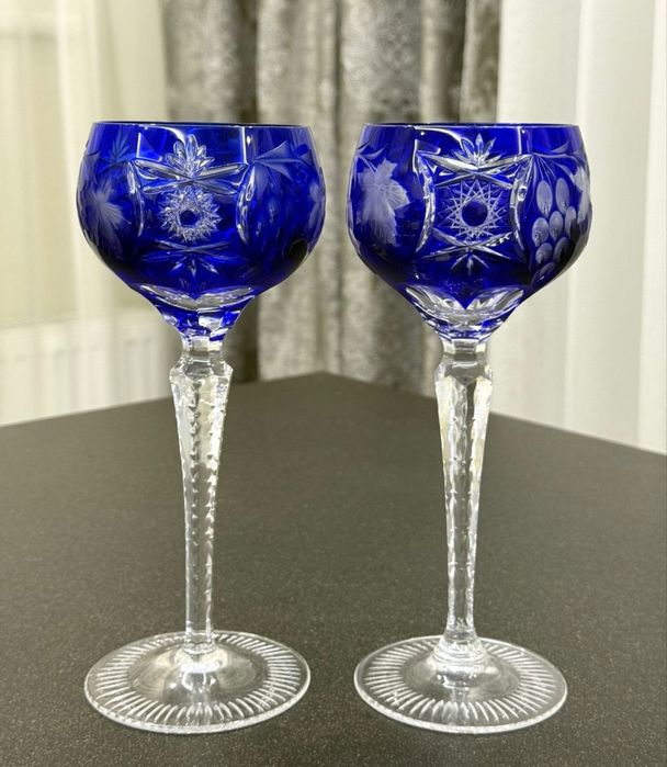 Винтажные хрустальные фужеры для вина Nachtmann Joska GDR Германия