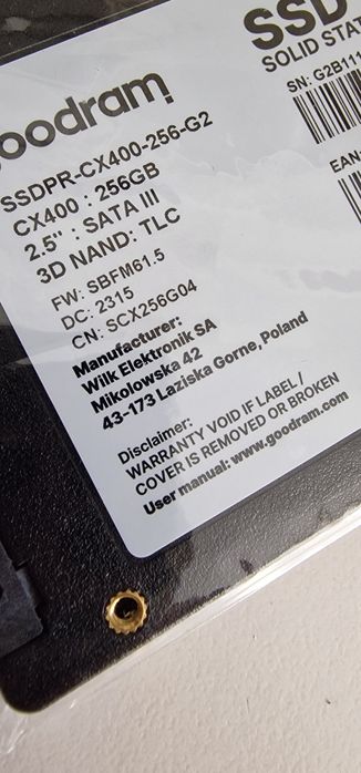 Ssd Goodram sata 364550223067522121