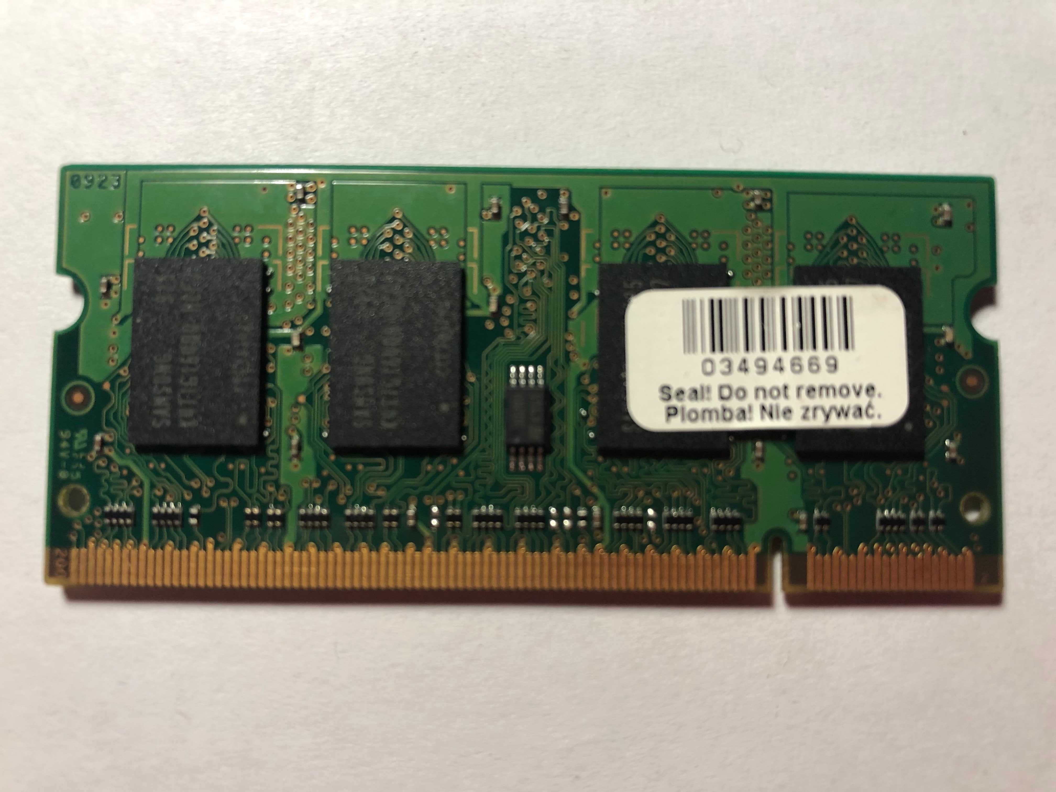 Pamięć RAM Samsung 1GB PC2-6400S-666-12-A3 , DDR2