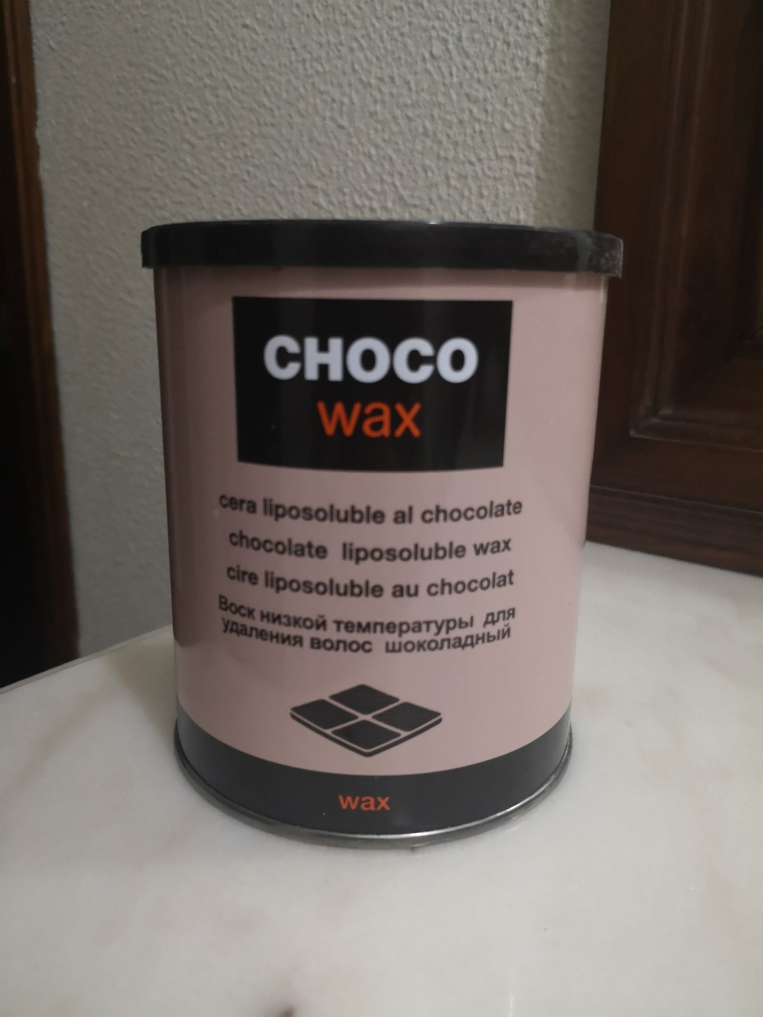 Cera depilatória choco wax chocolate depilação 800ml