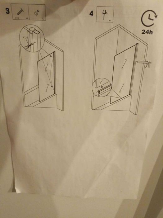 Parawan nawannowy Mexen uniwersalny  75 cm x 140 cm nowy