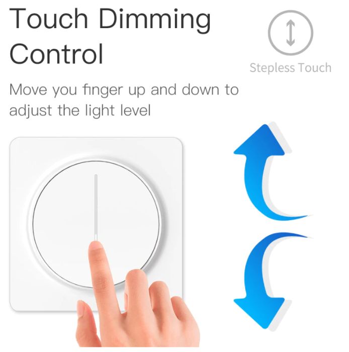 Interruptor Inteligente Dimmer touch - WIFI Light Dimmer