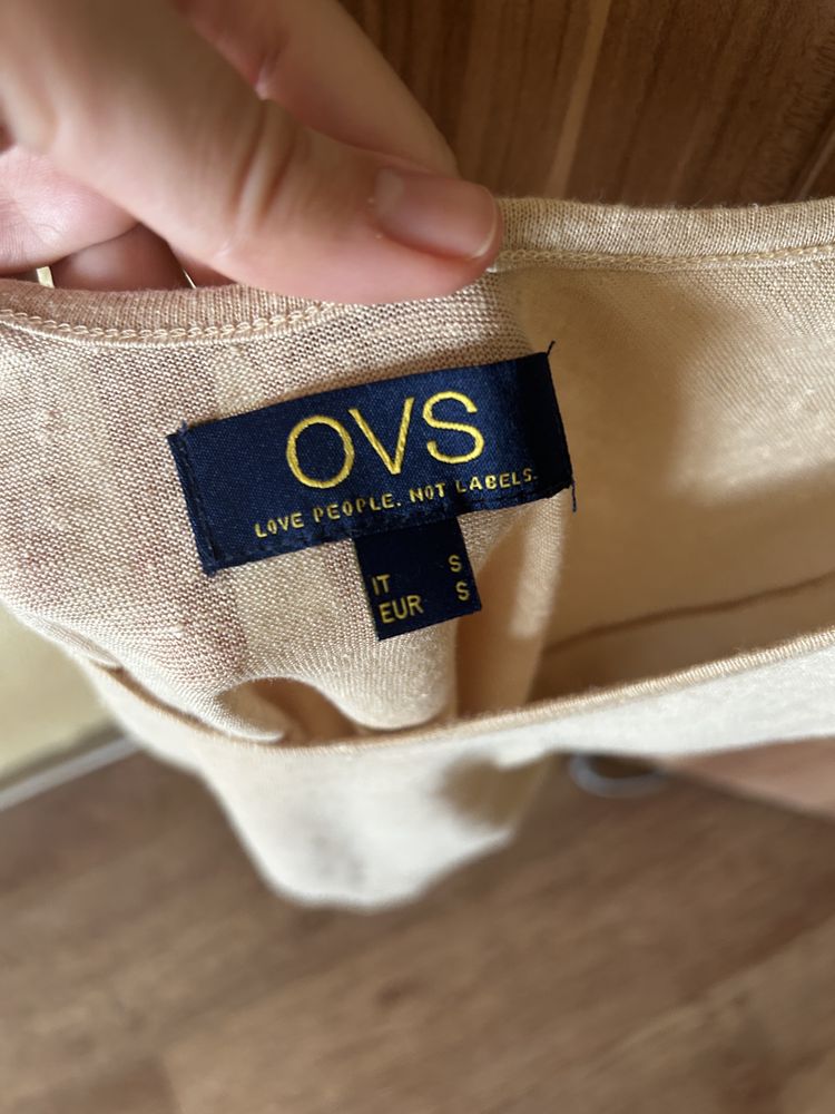 Майка, італійський бренд OVS, льон, розмір S