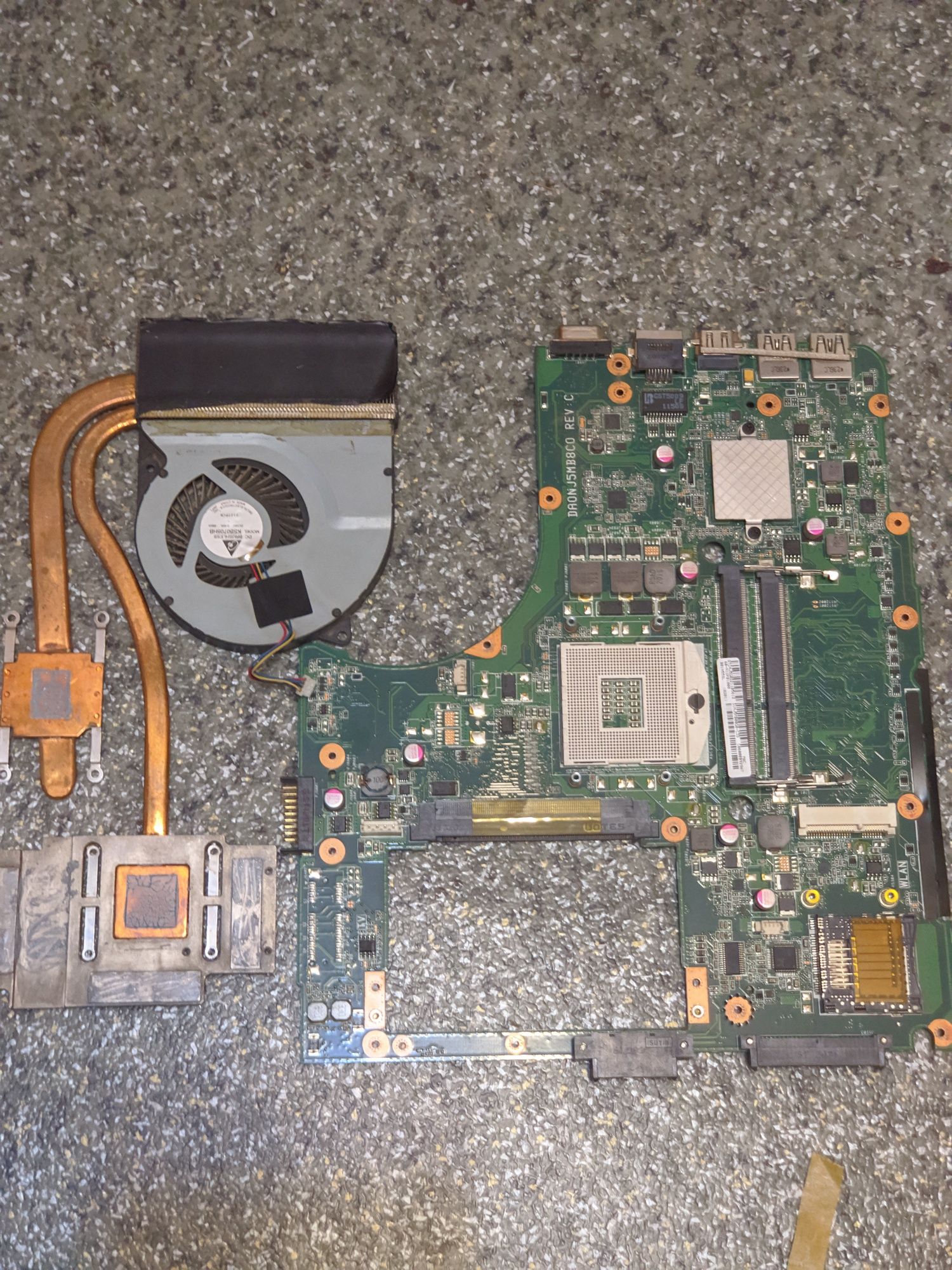 Asus n55s охлаждение