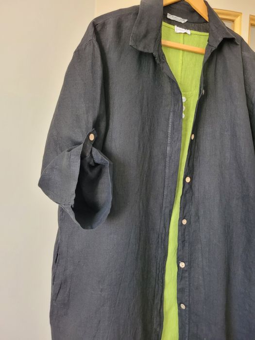 Костюм,сарафан льон.