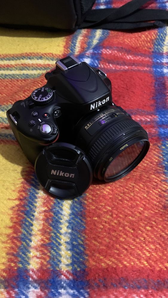 Фотоапарат нікон D5100, з об‘єктивом нікон 50мм 1.8f