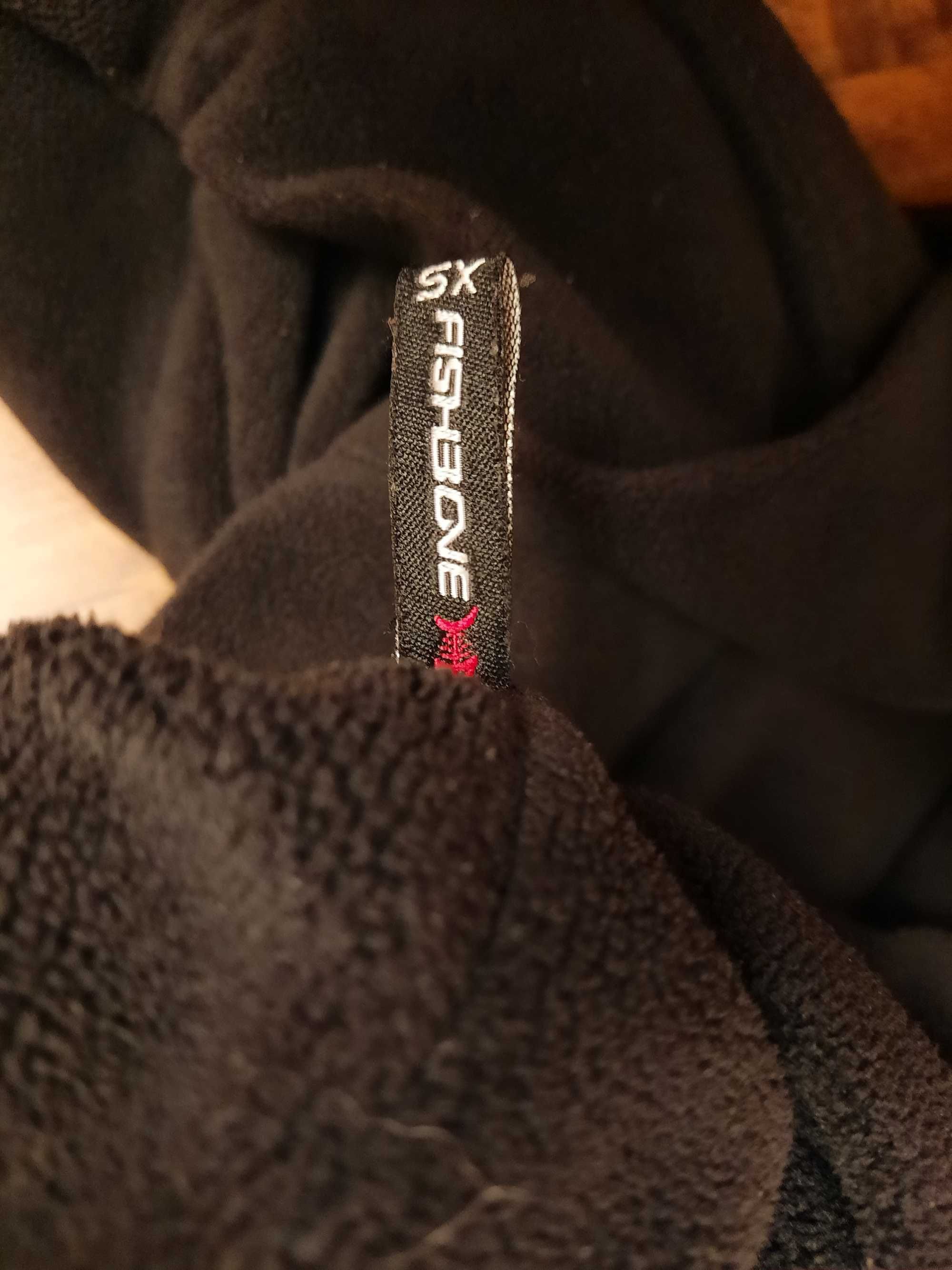 Bluza polarowa z kominem polar z otworami na kciuki Fishbone XS