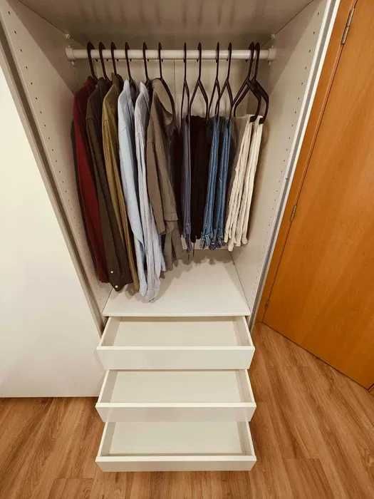 Partes de Roupeiro IKEA PAX + HASVIK