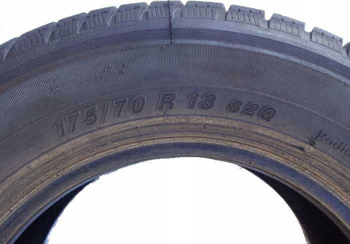 4x Opony Bieżnikowane 175/70R13 Zimowe Nowe