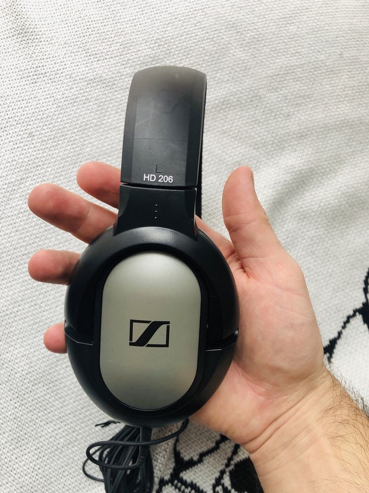 Навушники Sennheizer hd 206 зі звукоізоляцією