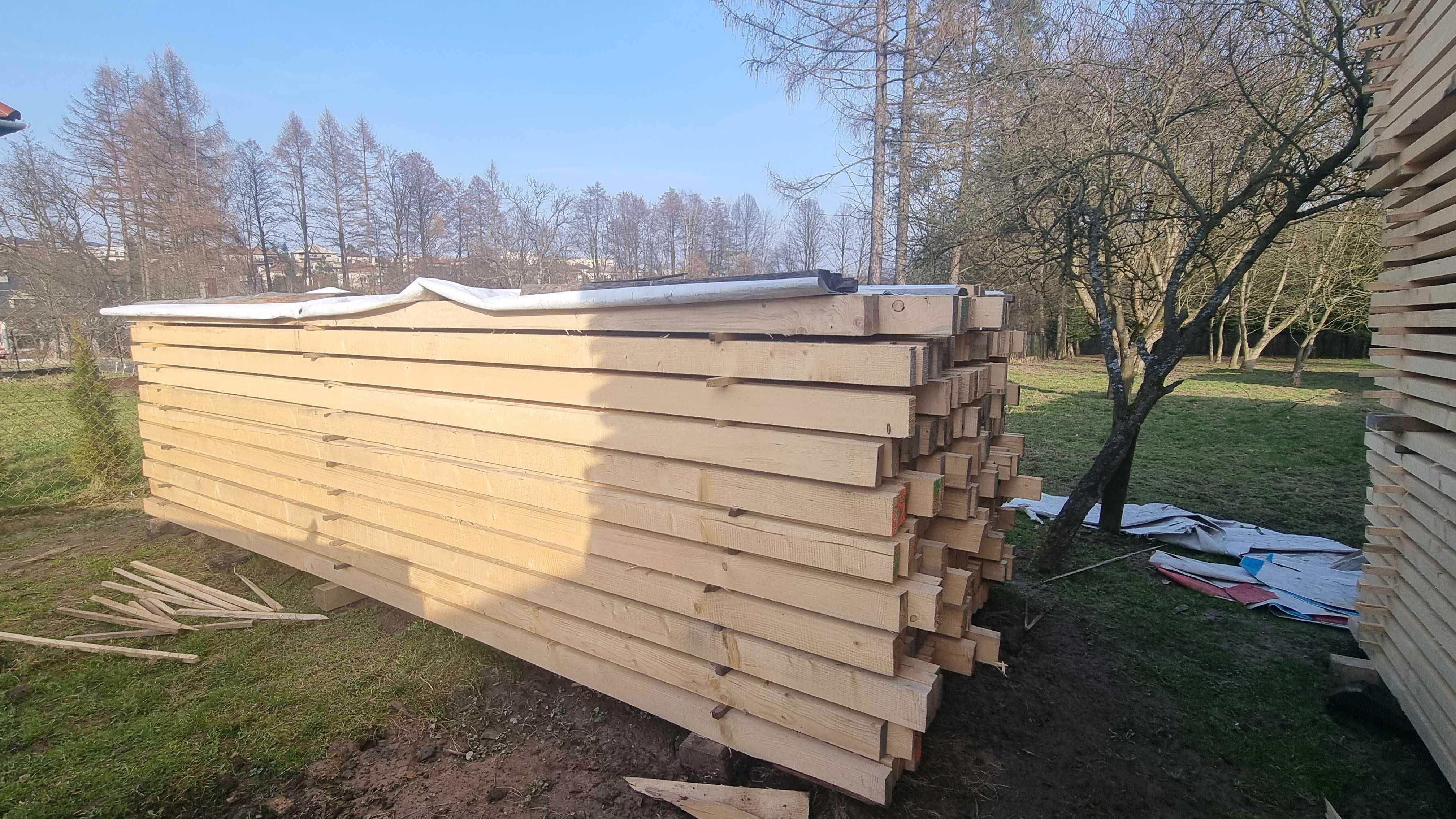 kantówka krawędziak drewno konstrukcyjn świerk 10x10, 10x5 sezonowana