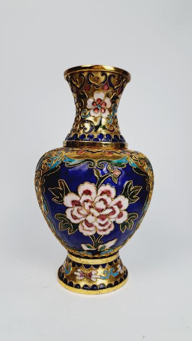 Wazon emalia cloisonne Vintage