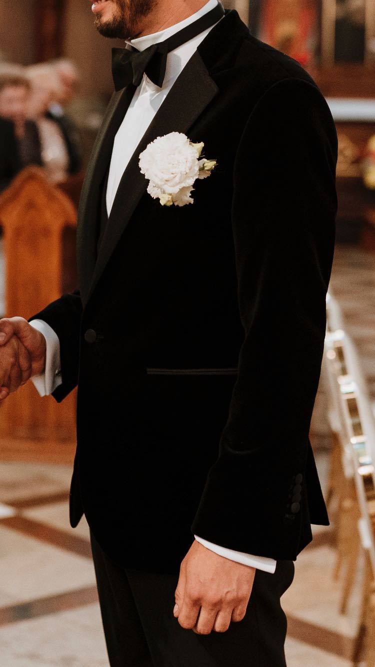 Elegancki smoking męski Tomasz Ossoliński
