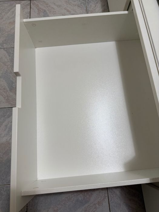 Cama branca nunca utilizada ikea 90x200