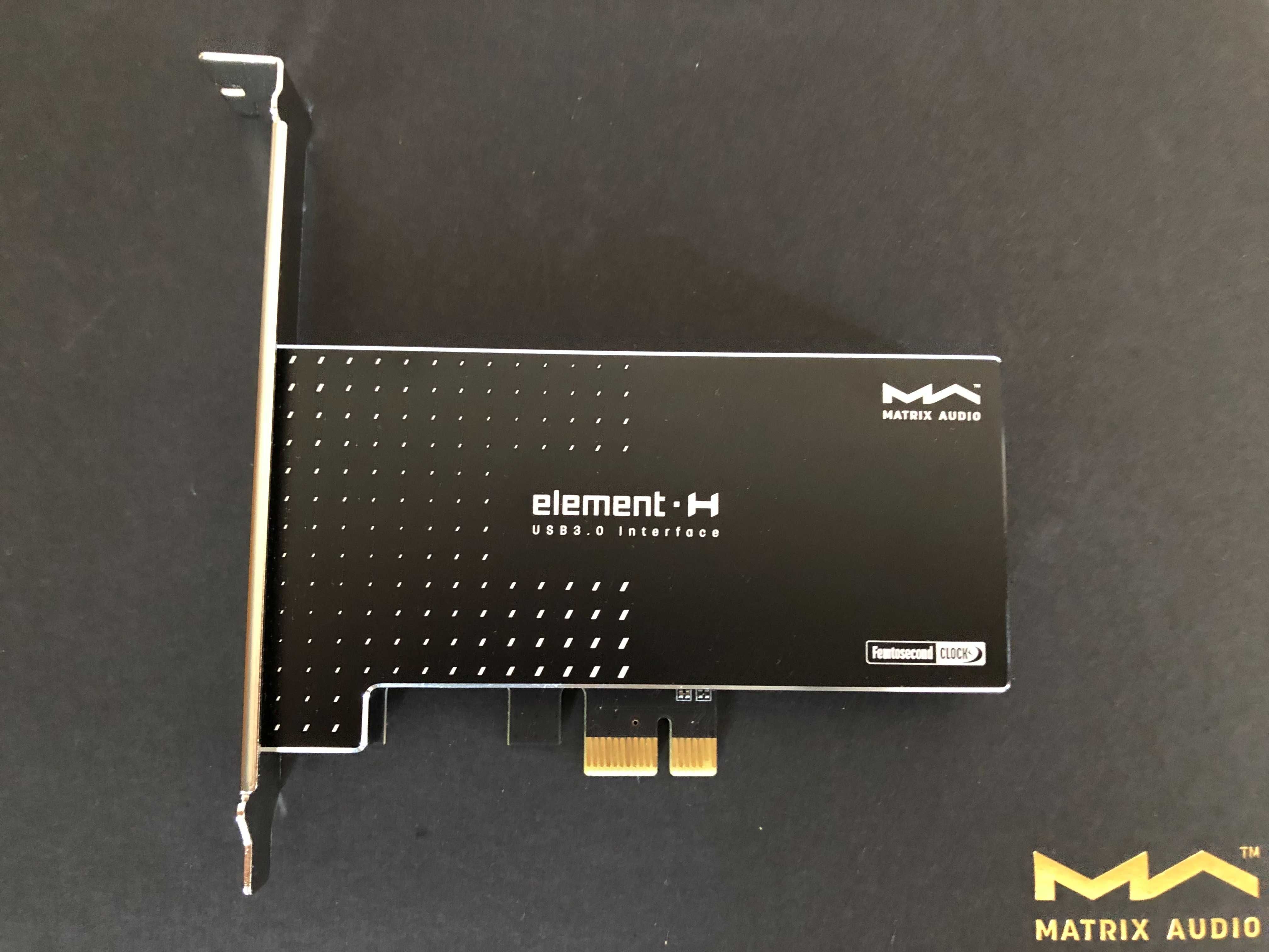 Placa de Som Matrix Element  H USB 3.0 + Powersupply Ifi