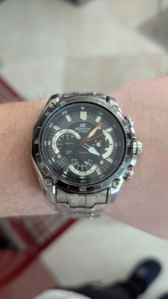 Часы Casio edifice EF 550 chronograph, годинник касіо