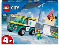 Klocki LEGO City, Karetka i snowboardzista, 60403 prezent dla dziecka