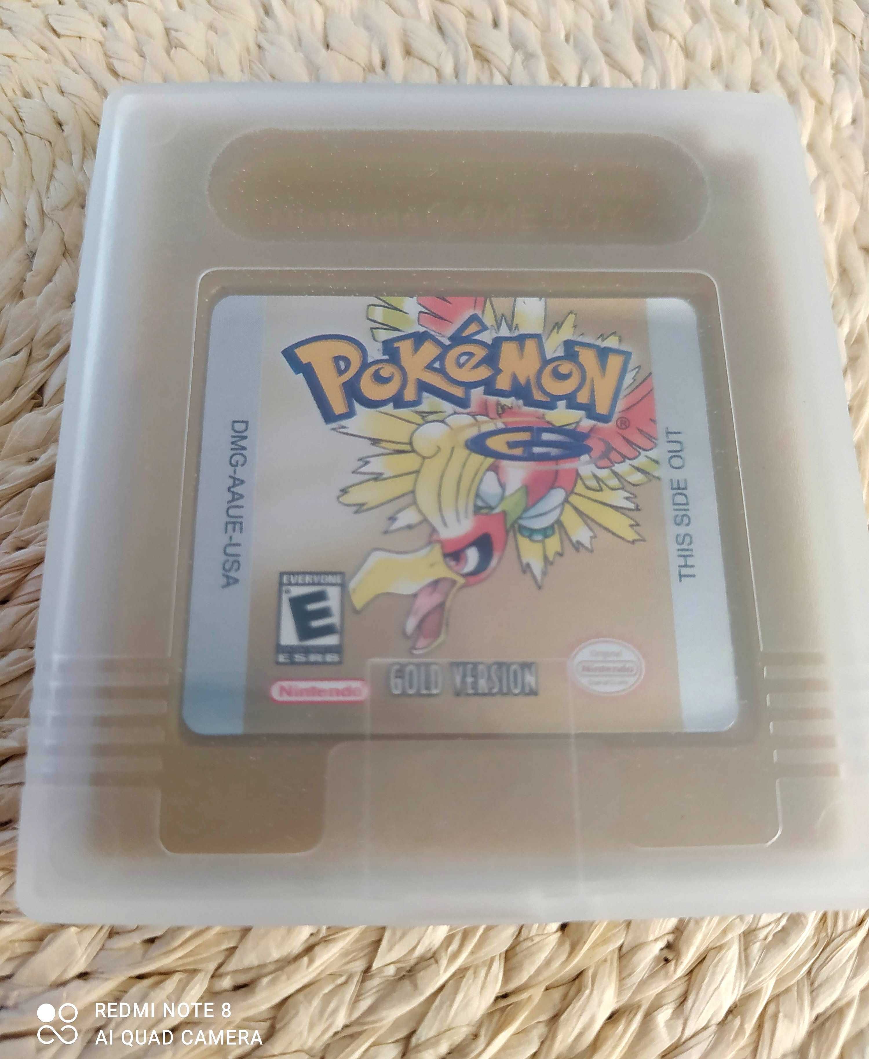 POKEMON Gameboy GOLD Color/Advance/Sp/Pocket - Wysyłka do 3 h NOWA