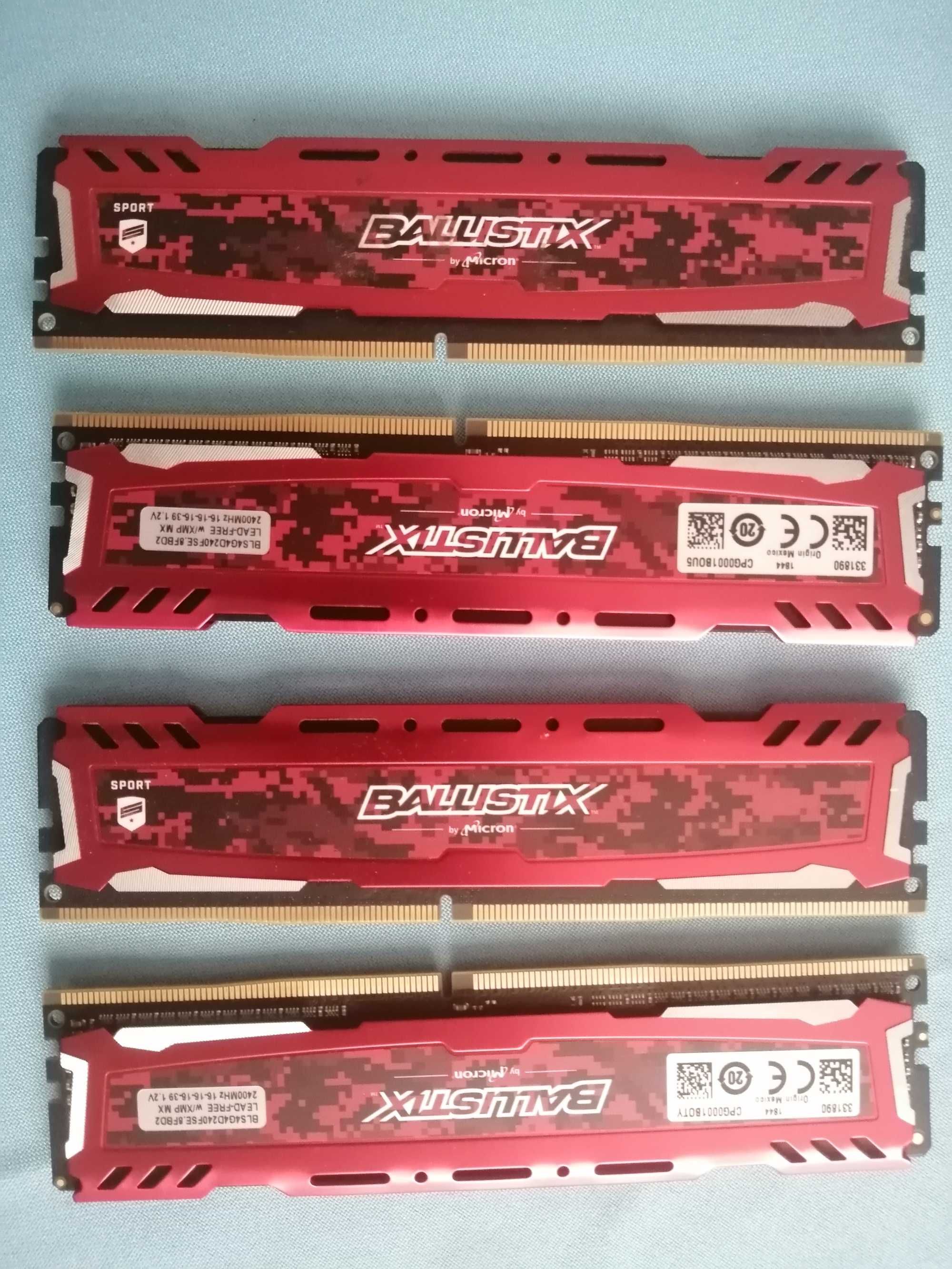 RAM Ballistix - 4x 4GB - 2400MHZ