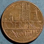 Moneta 10 francs 1984