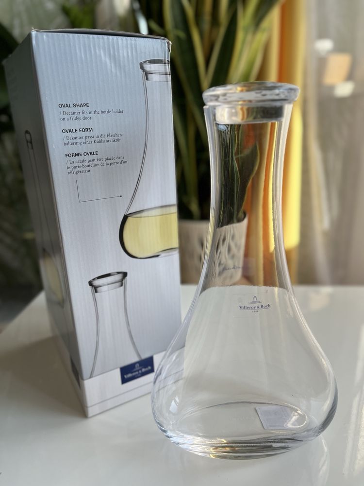 Villeroy & Boch Purismo Wine – dekanter do białego wina, karafka, nowy